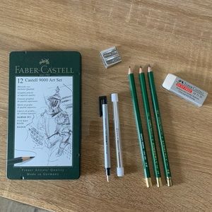 Pencil drawings Art set